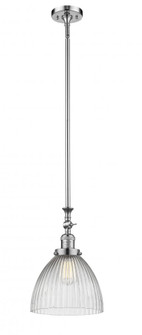 Seneca Falls - 1 Light - 10 inch - Polished Chrome - Stem Hung - Adjustable Mini Pendant (3442|206-PC-G222)