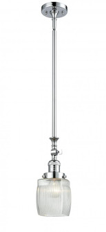 Colton - 1 Light - 6 inch - Polished Chrome - Stem Hung - Adjustable Mini Pendant (3442|206-PC-G302-LED)