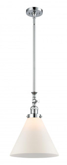 Cone - 1 Light - 12 inch - Polished Chrome - Stem Hung - Adjustable Mini Pendant (3442|206-PC-G41-L-LED)