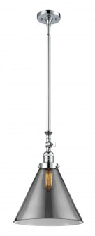 Cone - 1 Light - 12 inch - Polished Chrome - Stem Hung - Adjustable Mini Pendant (3442|206-PC-G43-L-LED)