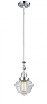 Oxford - 1 Light - 7 inch - Polished Chrome - Stem Hung - Adjustable Mini Pendant (3442|206-PC-G532)
