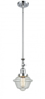 Oxford - 1 Light - 7 inch - Polished Chrome - Stem Hung - Adjustable Mini Pendant (3442|206-PC-G534-LED)