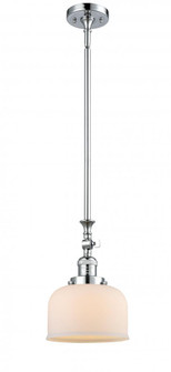 Bell - 1 Light - 8 inch - Polished Chrome - Stem Hung - Adjustable Mini Pendant (3442|206-PC-G71-LED)