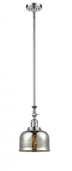 Bell - 1 Light - 8 inch - Polished Chrome - Stem Hung - Adjustable Mini Pendant (3442|206-PC-G78-LED)