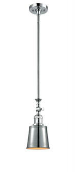 Addison - 1 Light - 5 inch - Polished Chrome - Stem Hung - Adjustable Mini Pendant (3442|206-PC-M9-PC)
