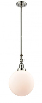 Beacon - 1 Light - 10 inch - Polished Nickel - Stem Hung - Adjustable Mini Pendant (3442|206-PN-G201-10)