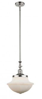 Oxford - 1 Light - 12 inch - Polished Nickel - Stem Hung - Adjustable Mini Pendant (3442|206-PN-G541)