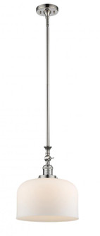 Bell - 1 Light - 12 inch - Polished Nickel - Stem Hung - Adjustable Mini Pendant (3442|206-PN-G71-L-LED)