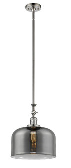 Bell - 1 Light - 12 inch - Polished Nickel - Stem Hung - Adjustable Mini Pendant (3442|206-PN-G73-L)