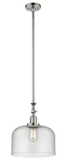 Bell - 1 Light - 12 inch - Polished Nickel - Stem Hung - Adjustable Mini Pendant (3442|206-PN-G74-L)