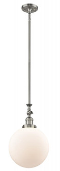Beacon - 1 Light - 10 inch - Brushed Satin Nickel - Stem Hung - Adjustable Mini Pendant (3442|206-SN-G201-10)