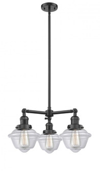 Oxford - 3 Light - 20 inch - Oil Rubbed Bronze - Stem Hung - Chandelier (3442|207-OB-G532)