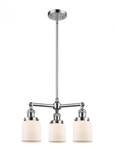 Bell - 3 Light - 19 inch - Polished Chrome - Stem Hung - Chandelier (3442|207-PC-G51)