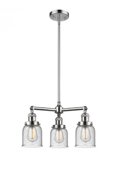 Bell - 3 Light - 19 inch - Polished Chrome - Stem Hung - Chandelier (3442|207-PC-G54)