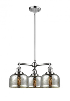 Bell - 3 Light - 22 inch - Polished Chrome - Stem Hung - Chandelier (3442|207-PC-G78)