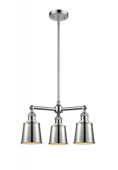 Addison - 3 Light - 19 inch - Polished Chrome - Stem Hung - Chandelier (3442|207-PC-M9-PC)