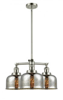 Bell - 3 Light - 22 inch - Polished Nickel - Stem Hung - Chandelier (3442|207-PN-G78-LED)