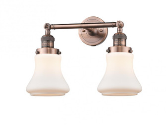 Bellmont - 2 Light - 17 inch - Antique Copper - Adjustable Bath Vanity Light (3442|208-AC-G191-LED)
