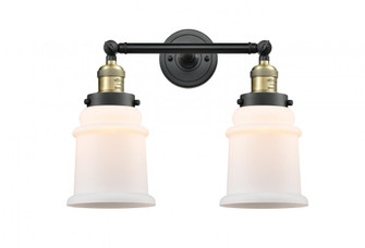 Canton - 2 Light - 17 inch - Black Antique Brass - Adjustable Bath Vanity Light (3442|208-BAB-G181)