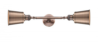 Addison - 2 Light - 5 inch - Antique Copper - Adjustable Bath Vanity Light (3442|208L-AC-M9-AC-LED)