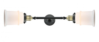 Canton - 2 Light - 6 inch - Black Antique Brass - Adjustable Bath Vanity Light (3442|208L-BAB-G181)