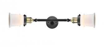 Canton - 2 Light - 6 inch - Black Antique Brass - Adjustable Bath Vanity Light (3442|208L-BAB-G181S)