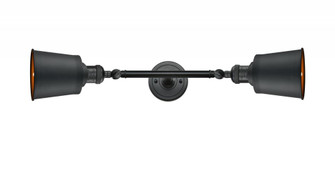 Addison - 2 Light - 5 inch - Matte Black - Adjustable Bath Vanity Light (3442|208L-BK-M9-BK)