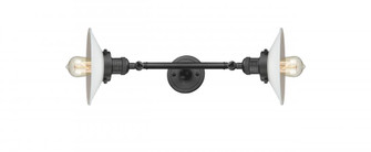 Halophane - 2 Light - 9 inch - Oil Rubbed Bronze - Adjustable Bath Vanity Light (3442|208L-OB-G1-LED)