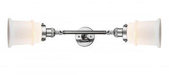 Canton - 2 Light - 6 inch - Polished Chrome - Adjustable Bath Vanity Light (3442|208L-PC-G181)