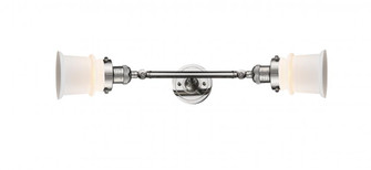Canton - 2 Light - 6 inch - Polished Nickel - Adjustable Bath Vanity Light (3442|208L-PN-G181S-LED)
