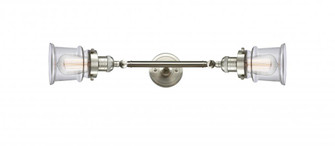 Canton - 2 Light - 6 inch - Brushed Satin Nickel - Adjustable Bath Vanity Light (3442|208L-SN-G182S)