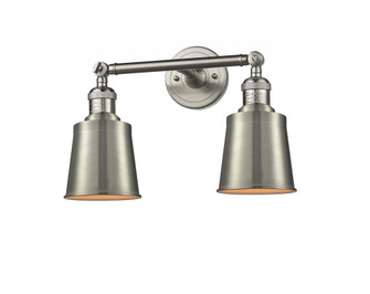 Addison - 2 Light - 16 inch - Brushed Satin Nickel - Adjustable Bath Vanity Light (3442|208-SN-M9-SN)