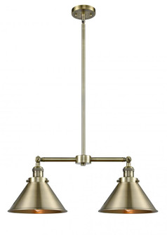 Briarcliff - 2 Light - 21 inch - Antique Brass - Stem Hung - Adjustable Island Light (3442|209-AB-M10-AB-LED)