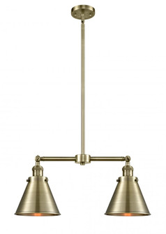 Appalachian - 2 Light - 23 inch - Antique Brass - Stem Hung - Adjustable Island Light (3442|209-AB-M13-AB-LED)