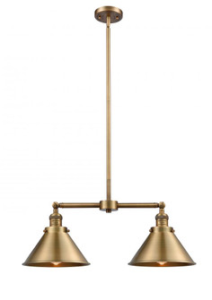 Briarcliff - 2 Light - 21 inch - Brushed Brass - Stem Hung - Adjustable Island Light (3442|209-BB-M10-BB)