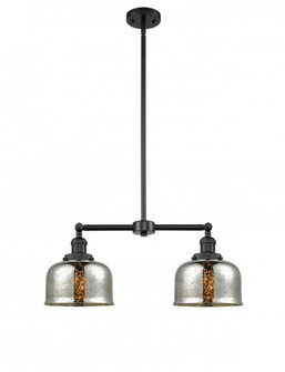 Bell - 2 Light - 24 inch - Matte Black - Stem Hung - Adjustable Island Light (3442|209-BK-G78)