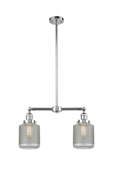 Stanton - 2 Light - 23 inch - Polished Chrome - Stem Hung - Adjustable Island Light (3442|209-PC-G262-LED)