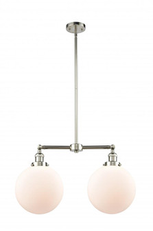Beacon - 2 Light - 25 inch - Polished Nickel - Stem Hung - Adjustable Island Light (3442|209-PN-G201-10)