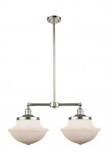 Oxford - 2 Light - 25 inch - Polished Nickel - Stem Hung - Adjustable Island Light (3442|209-PN-G541)