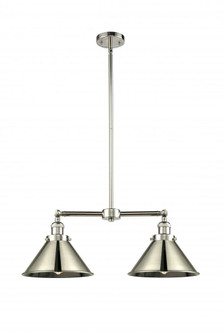 Briarcliff - 2 Light - 21 inch - Polished Nickel - Stem Hung - Adjustable Island Light (3442|209-PN-M10-PN)