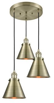 Appalachian 3 Light Multi-Pendant (3442|211/3-AB-M13-AB)