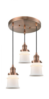Small Canton 3 Light Multi-Pendant (3442|211/3-AC-G181S)