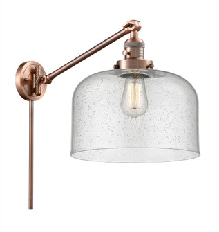 Bell - 1 Light - 12 inch - Antique Copper -Adjustable Swing Arm (3442|237-AC-G74-L)