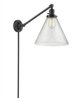 Cone - 1 Light - 12 inch - Oil Rubbed Bronze -Adjustable Swing Arm (3442|237-OB-G44-L)