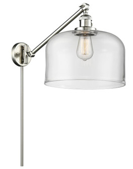 Bell - 1 Light - 12 inch - Brushed Satin Nickel -Adjustable Swing Arm (3442|237-SN-G72-L)