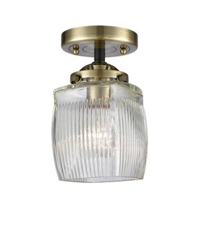 Colton - 1 Light - 6 inch - Black Antique Brass - Semi-Flush Mount (3442|284-1C-BAB-G302-LED)