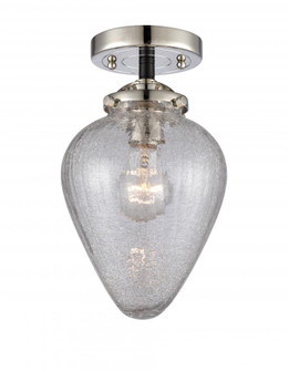 Geneseo - 1 Light - 7 inch - Black Polished Nickel - Semi-Flush Mount (3442|284-1C-BPN-G165)