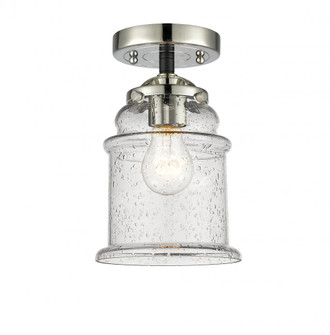 Canton - 1 Light - 6 inch - Black Polished Nickel - Semi-Flush Mount (3442|284-1C-BPN-G184)