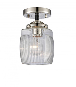 Colton - 1 Light - 6 inch - Black Polished Nickel - Semi-Flush Mount (3442|284-1C-BPN-G302-LED)