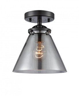 Cone - 1 Light - 8 inch - Oil Rubbed Bronze - Semi-Flush Mount (3442|284-1C-OB-G43-LED)